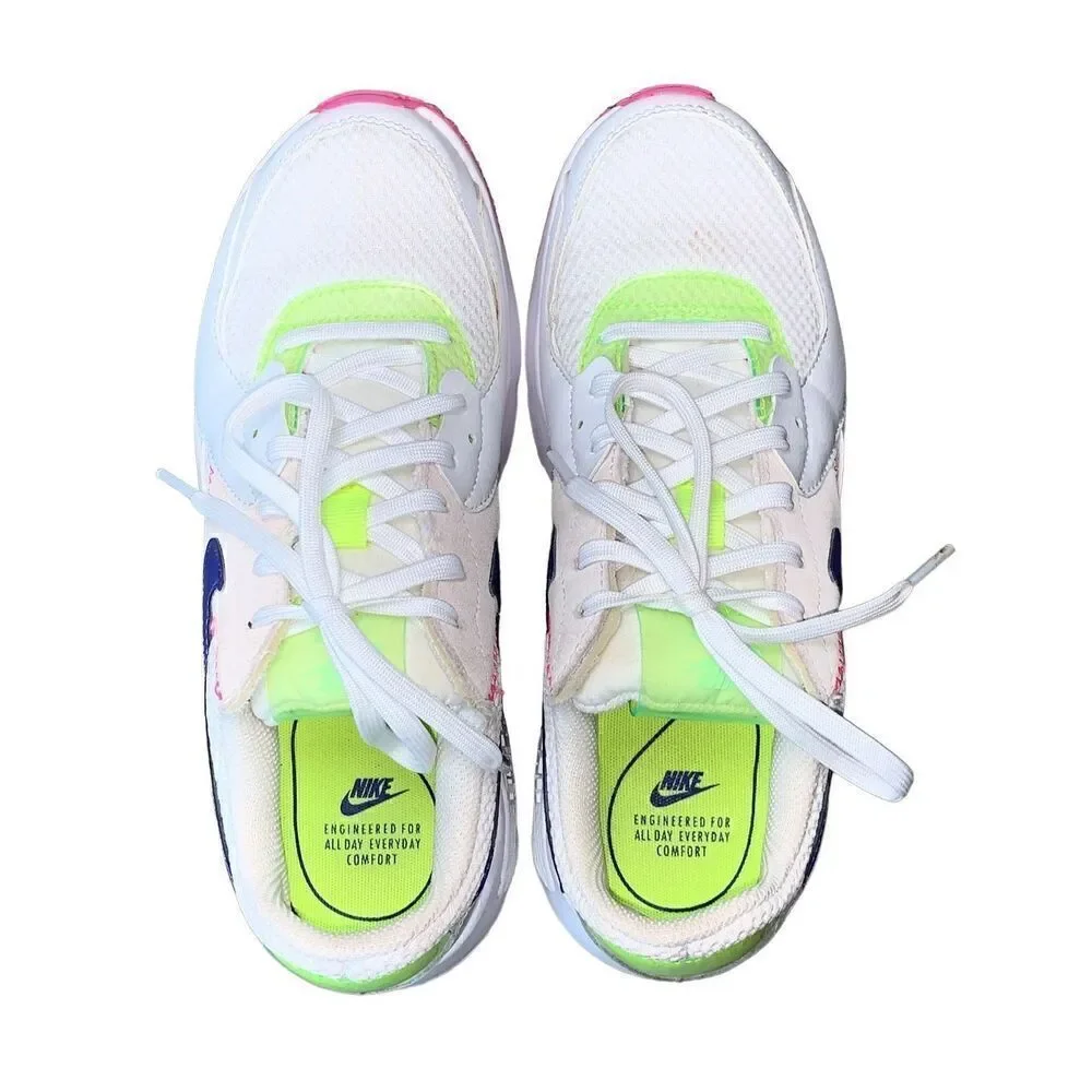 NIKE Air Max Excee White/Indigo Burst/Pink Blast